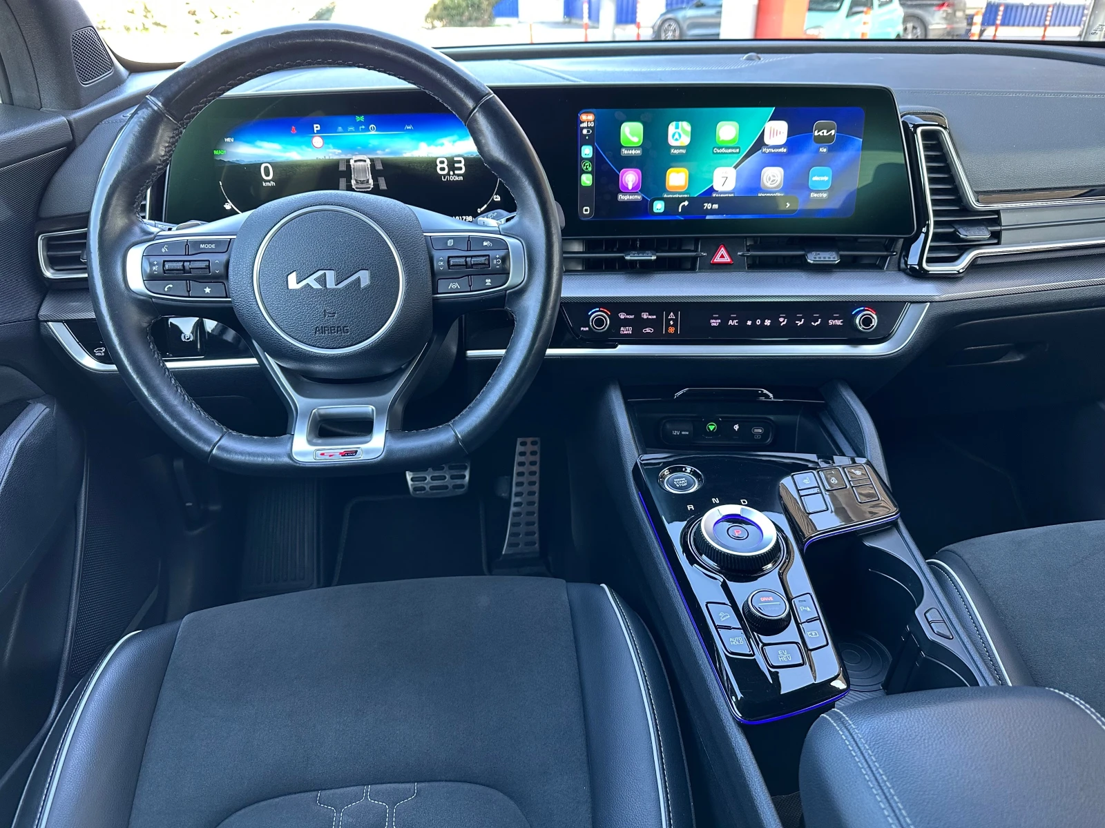 Kia Sportage GT-Line/4x4/1.6 GDI PHEV/265кс/Keyless Go/Подгрев, снимка 12 - Автомобили и джипове - 53939946