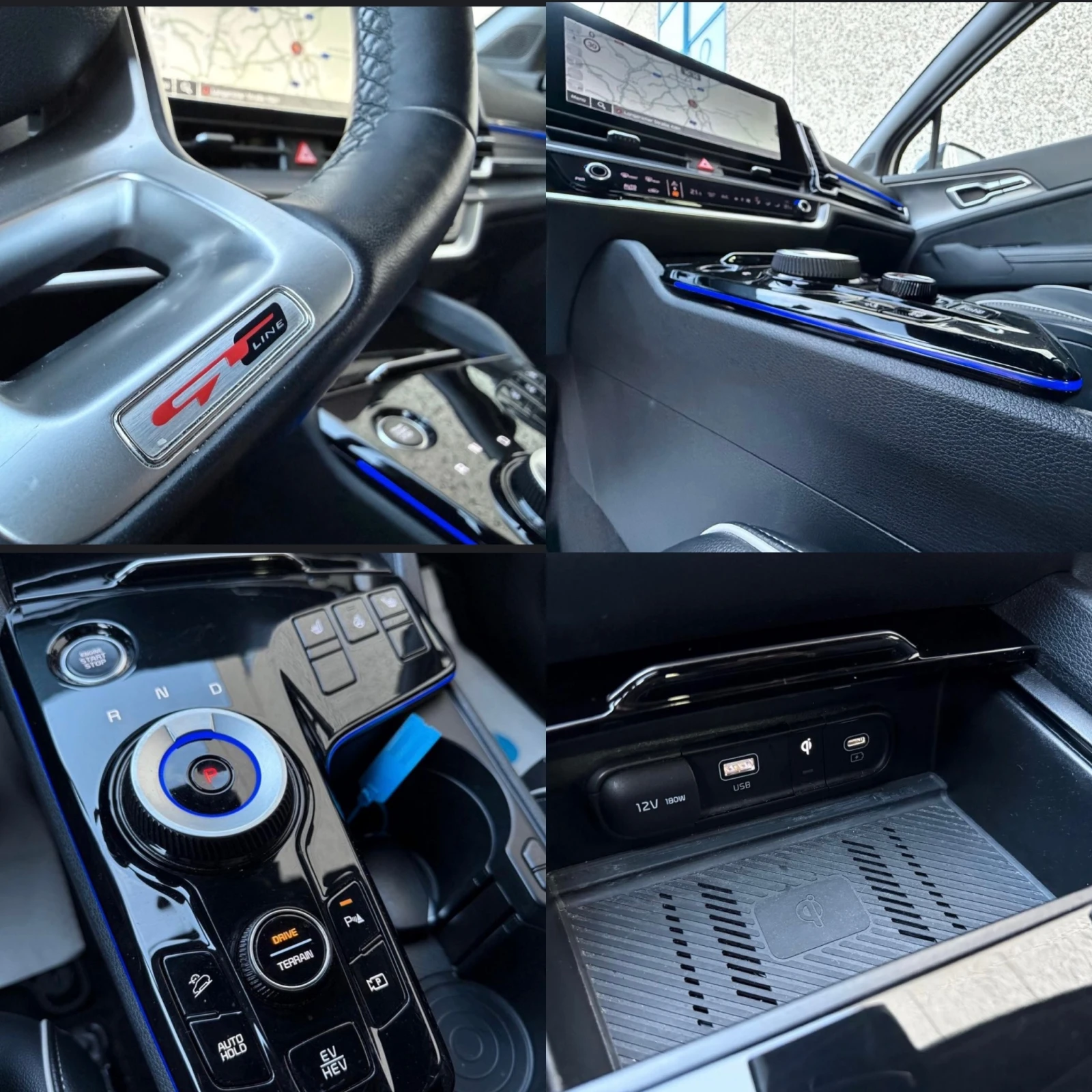 Kia Sportage GT-Line/4x4/1.6 GDI PHEV/265кс/Keyless Go/Подгрев, снимка 16 - Автомобили и джипове - 53939946