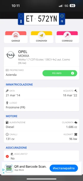 Opel Mokka 1.7cdti;Автоматик, снимка 13