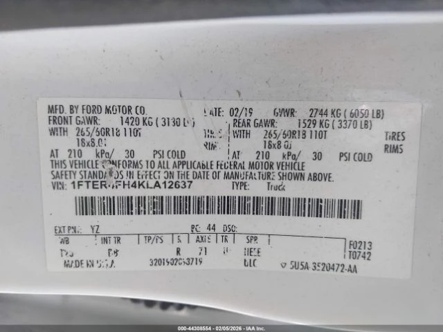 Ford Ranger LARIAT/AWD/ОТ 290 ЕВРО НА МЕСЕЦ, снимка 9 - Автомобили и джипове - 53894416