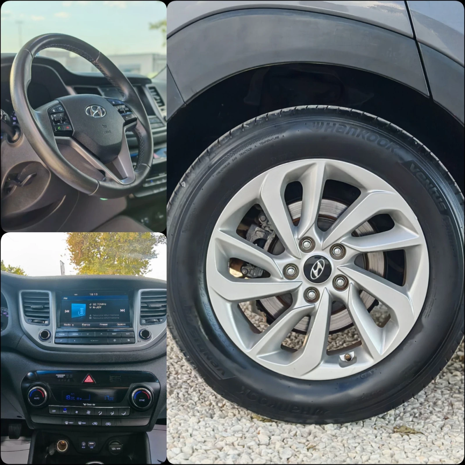 Hyundai Tucson 1.7 116 К.С. ДИЗЕЛ! , снимка 14 - Автомобили и джипове - 55944652