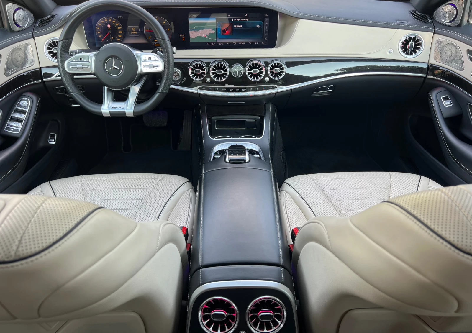 Mercedes-Benz S 350 d AMG/FACE/PANORAMA/LONG/FULL/MAX/UNIKAT, снимка 9 - Автомобили и джипове - 55811381