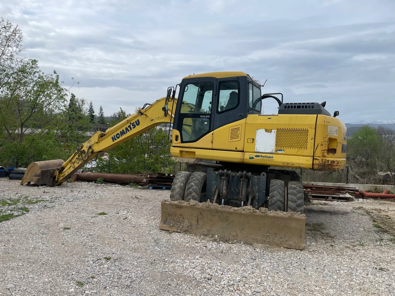 Багер Komatsu PW 160 - изображение 3