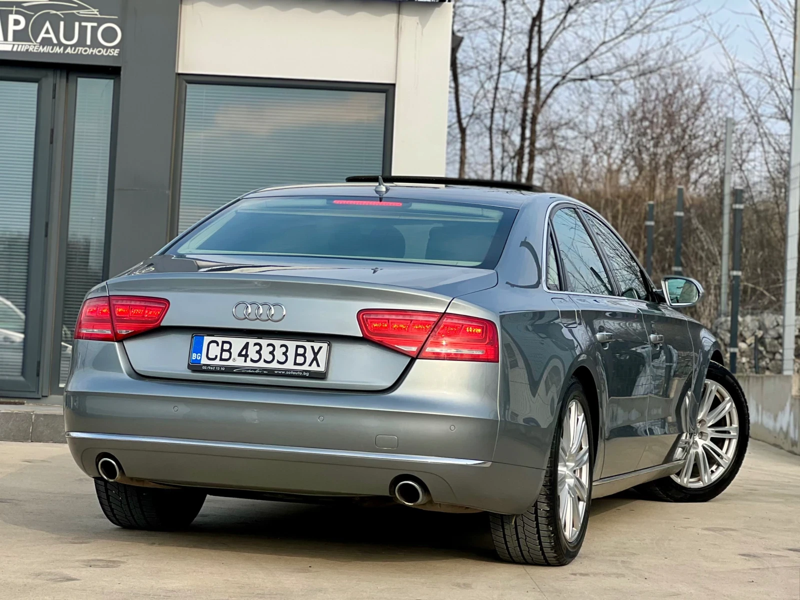 Audi A8 4.2TDI-351HP / BOSE / ПОДГРЕВ / ЩОРИ / КАМЕРА /, снимка 4 - Автомобили и джипове - 53086153