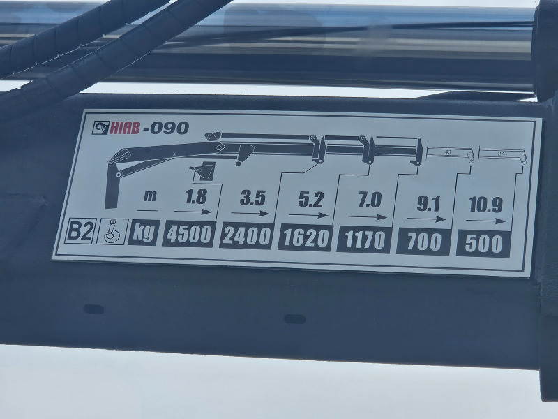 Mercedes-Benz Atego 818 Тристранен самосвал с Кран HIAB 090, снимка 13 - Камиони - 46188961