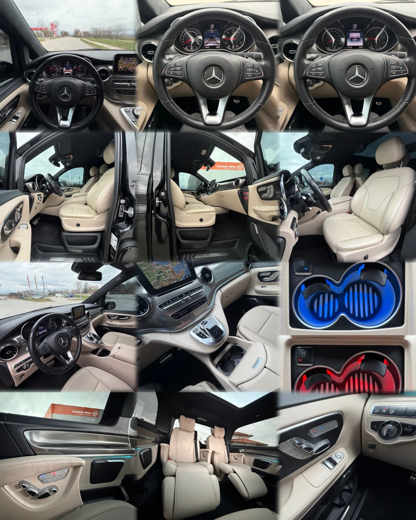 Mercedes-Benz V 300 AMG 4 Matik BUSINESS CLASS , снимка 15 - Автомобили и джипове - 54020685