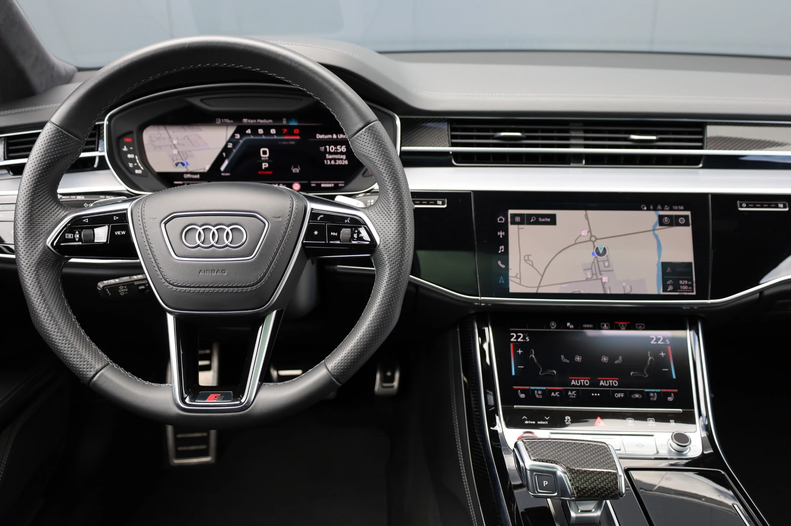 Audi S8 * CARBON* CERAMIC BRAKE* B&O* PANO* 360* , снимка 10 - Автомобили и джипове - 54891163