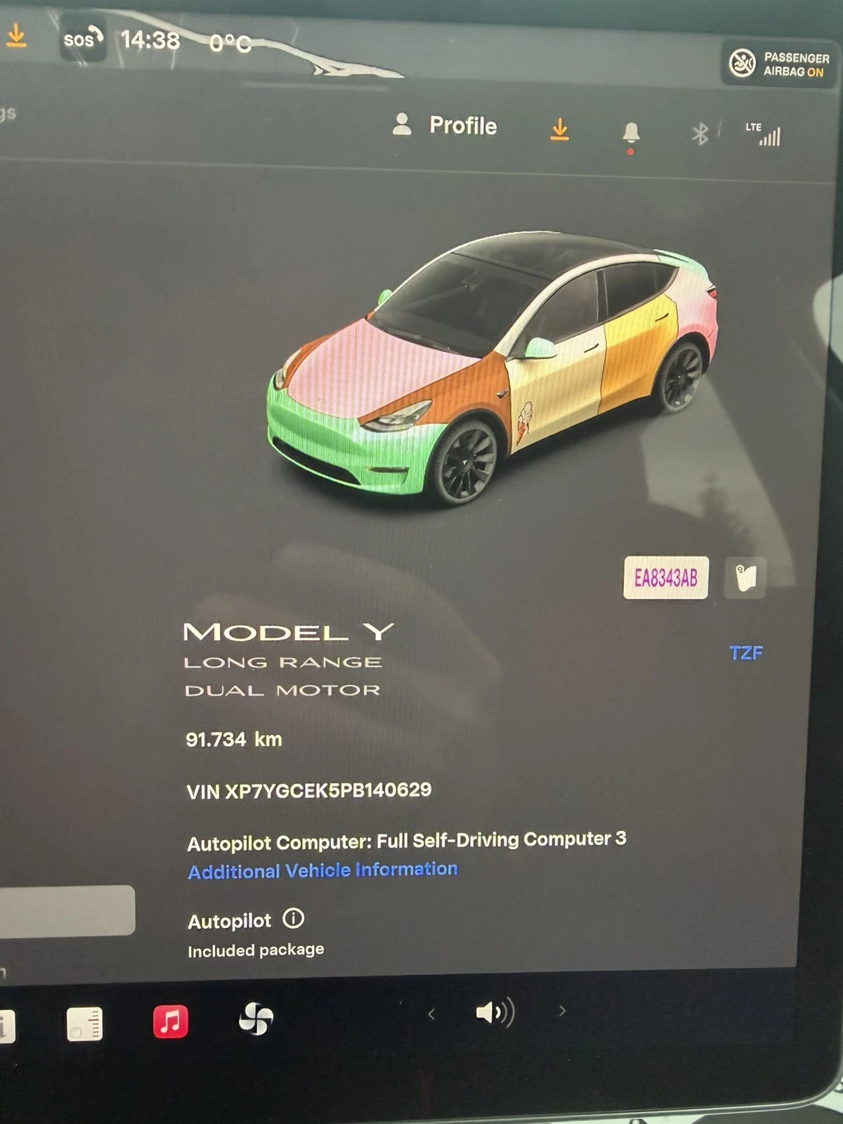 Tesla Model Y Dual Motor Long Range, снимка 9 - Автомобили и джипове - 54953667