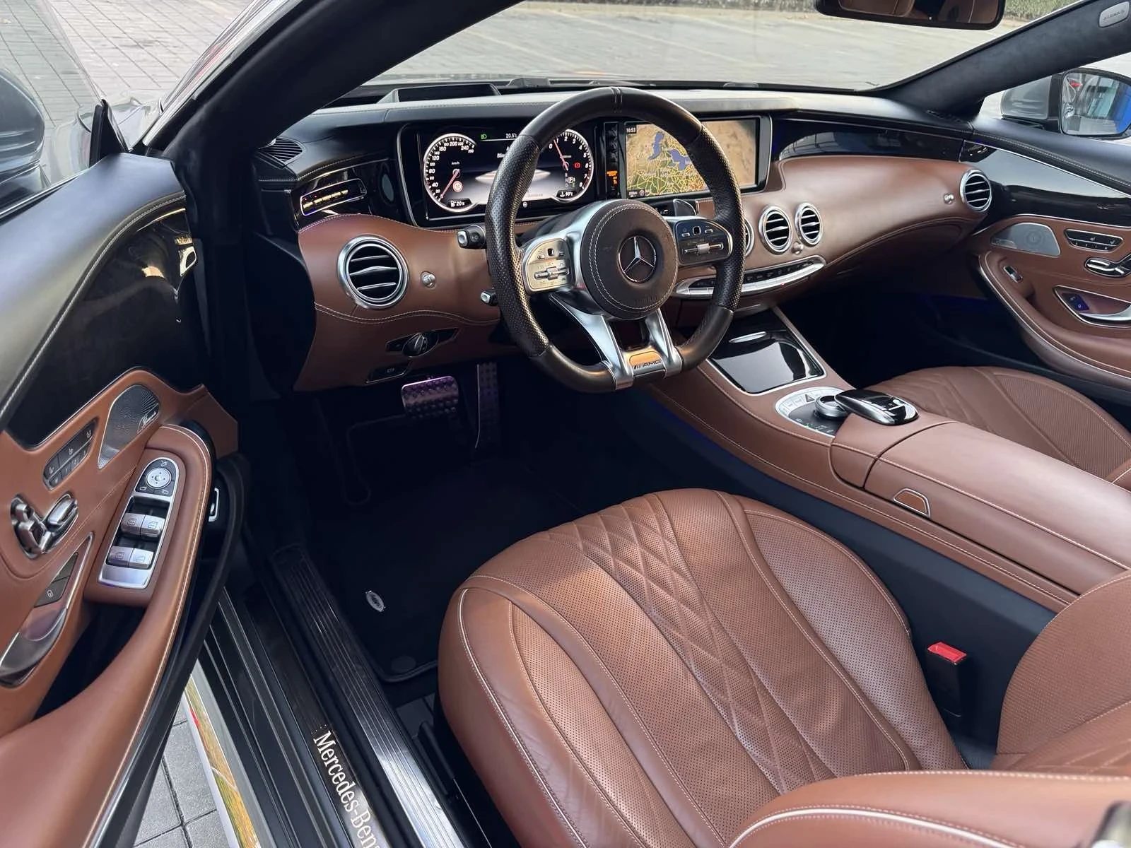 Mercedes-Benz S 500 6.3AMG 4MATIC Designo Facelift OLED Pano, снимка 8 - Автомобили и джипове - 55187254