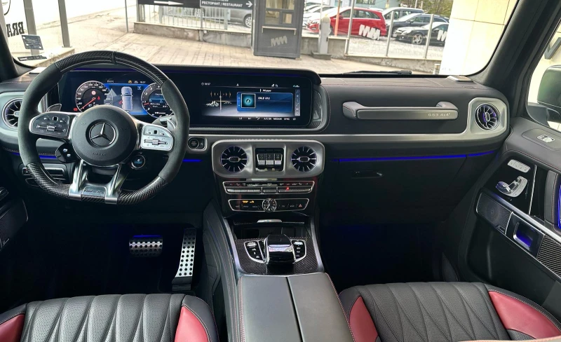 Mercedes-Benz G 63 AMG 4x4&#178;* Manufaktur* Carbon* Burmester* 36, снимка 9 - Автомобили и джипове - 49939422