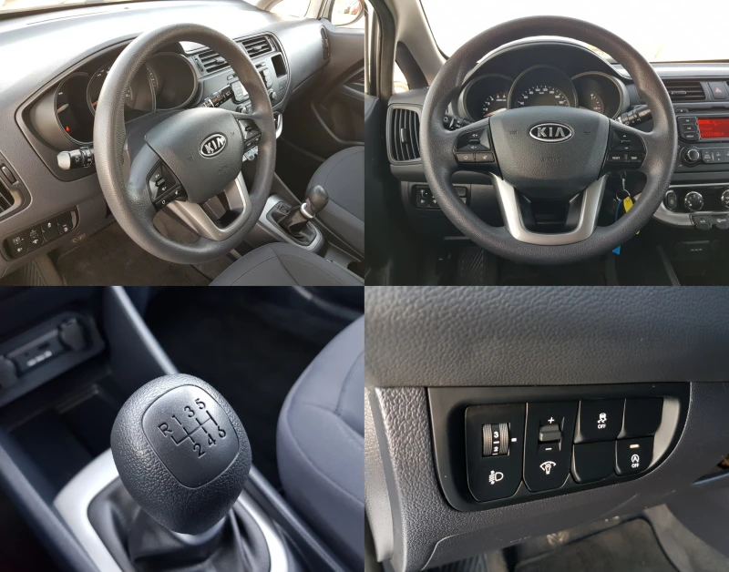 Kia Rio 1.2 CRDI - 75 к.с. 139 690 км EURO 5A ЛИЗИНГ, снимка 15 - Автомобили и джипове - 47573875