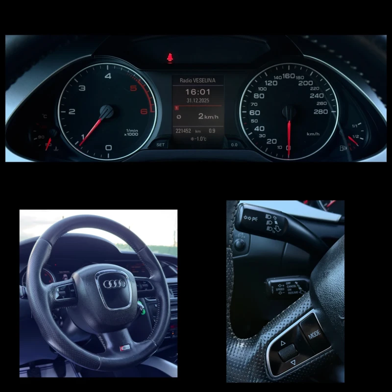 Audi A4 2.0TDi 4x4* XENON* LED* NAVI, снимка 13 - Автомобили и джипове - 52957119