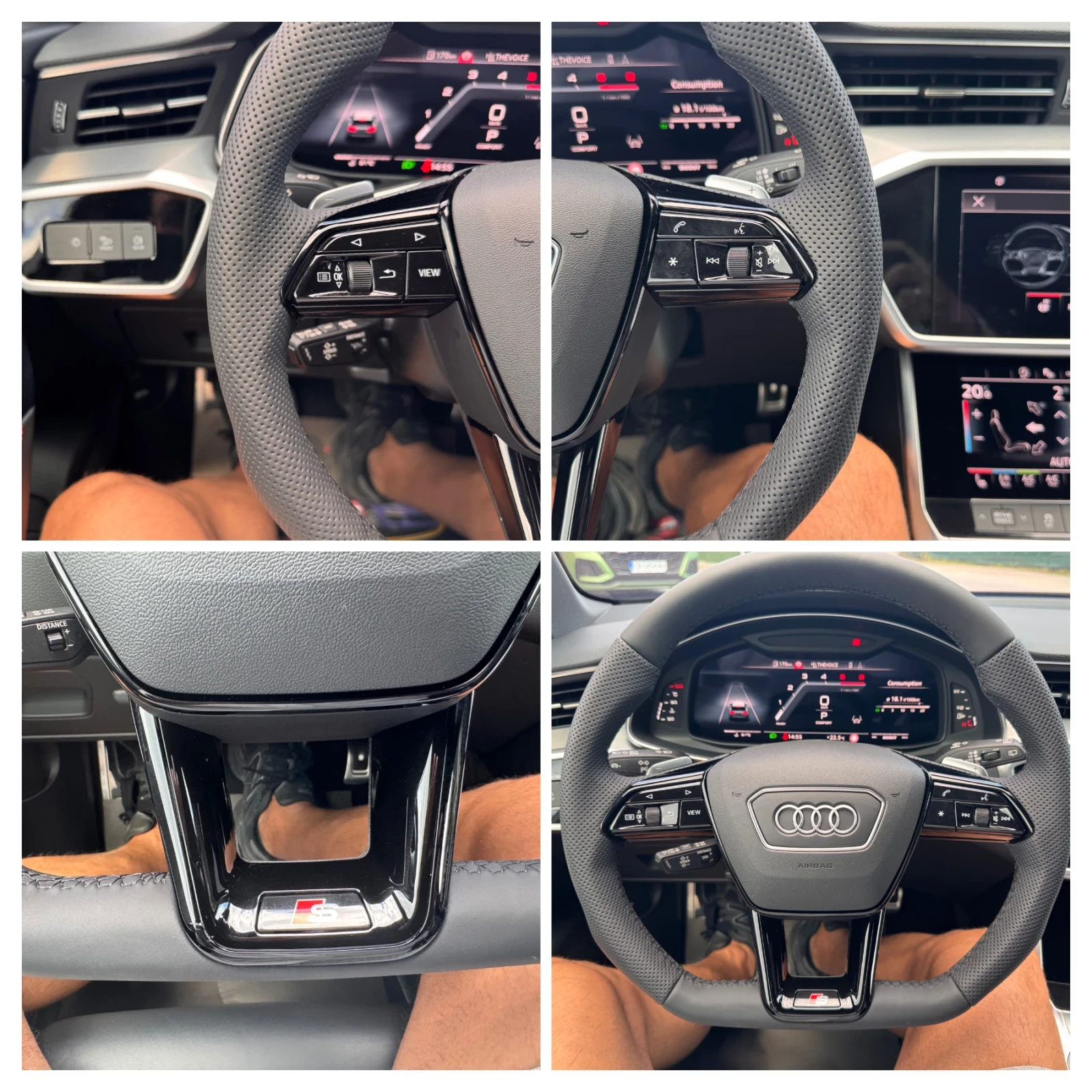 Audi S6 344hp/ПОРЪЧКОВА/БЕЗ АНАЛОГ/ВС.ЕКСТРИ/1 СОБСТ/НОВА , снимка 16 - Автомобили и джипове - 54916267