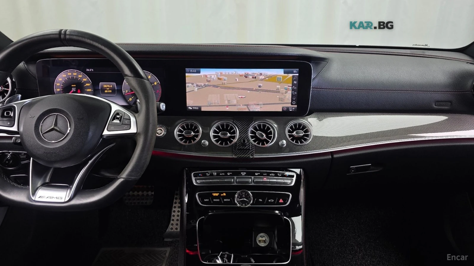 Mercedes-Benz E 43 AMG 4MATIC* DISTRONIC* BURMESTER* 360* МАСАЖИ* ОБДУХ, снимка 8 - Автомобили и джипове - 55707609