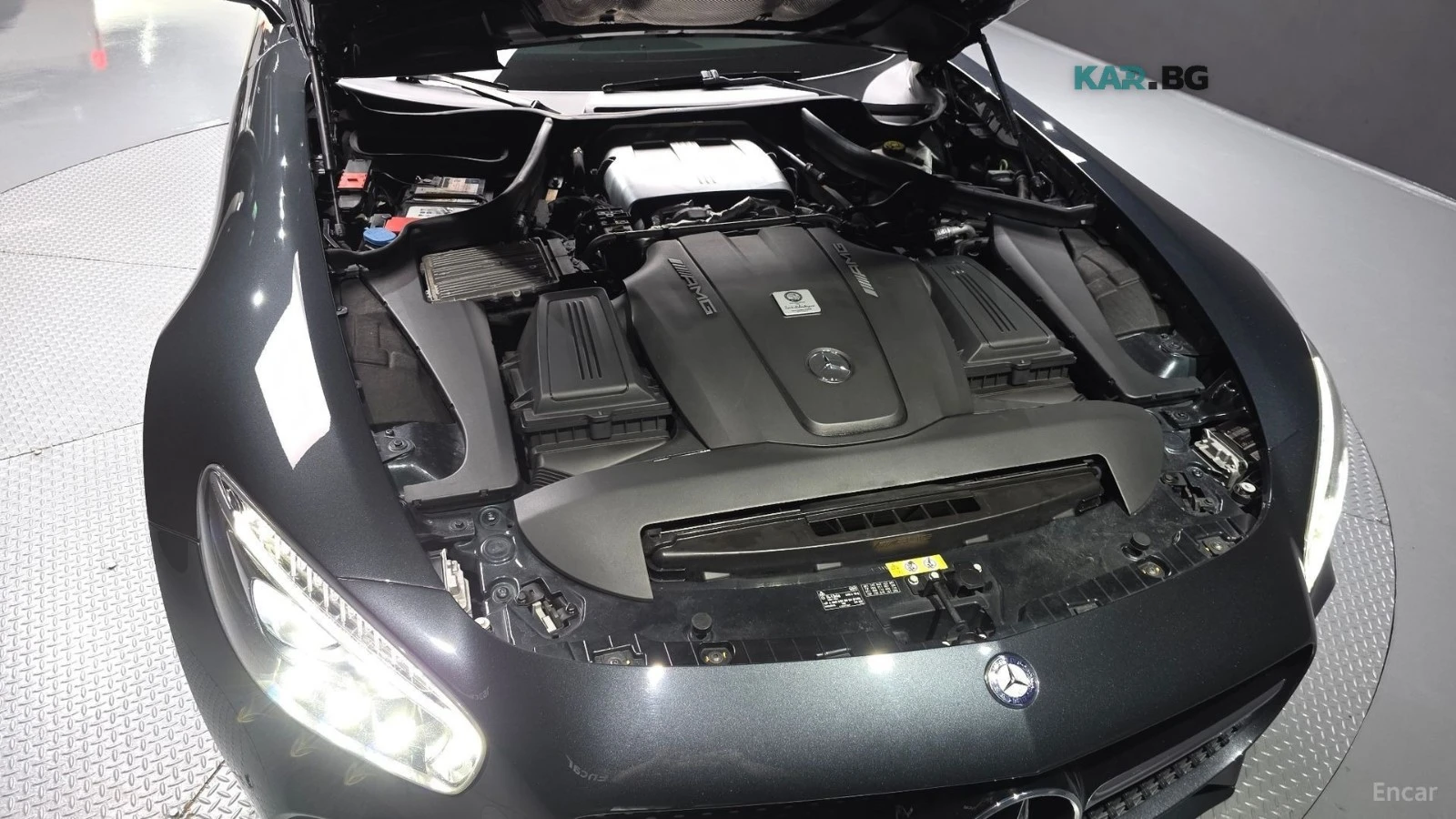 Mercedes-Benz AMG GT 4.0* V8* ПОДГРЕВ* КАМЕРА* KEYLESS* , снимка 17 - Автомобили и джипове - 56131605