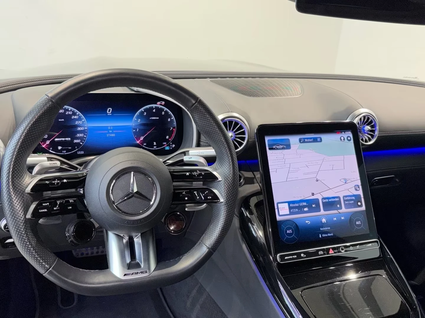 Mercedes-Benz AMG GT 63/4M+ /PREMIUM/585HP/BURM./NAVI/NAPPA/360/230h, снимка 9 - Автомобили и джипове - 54597786