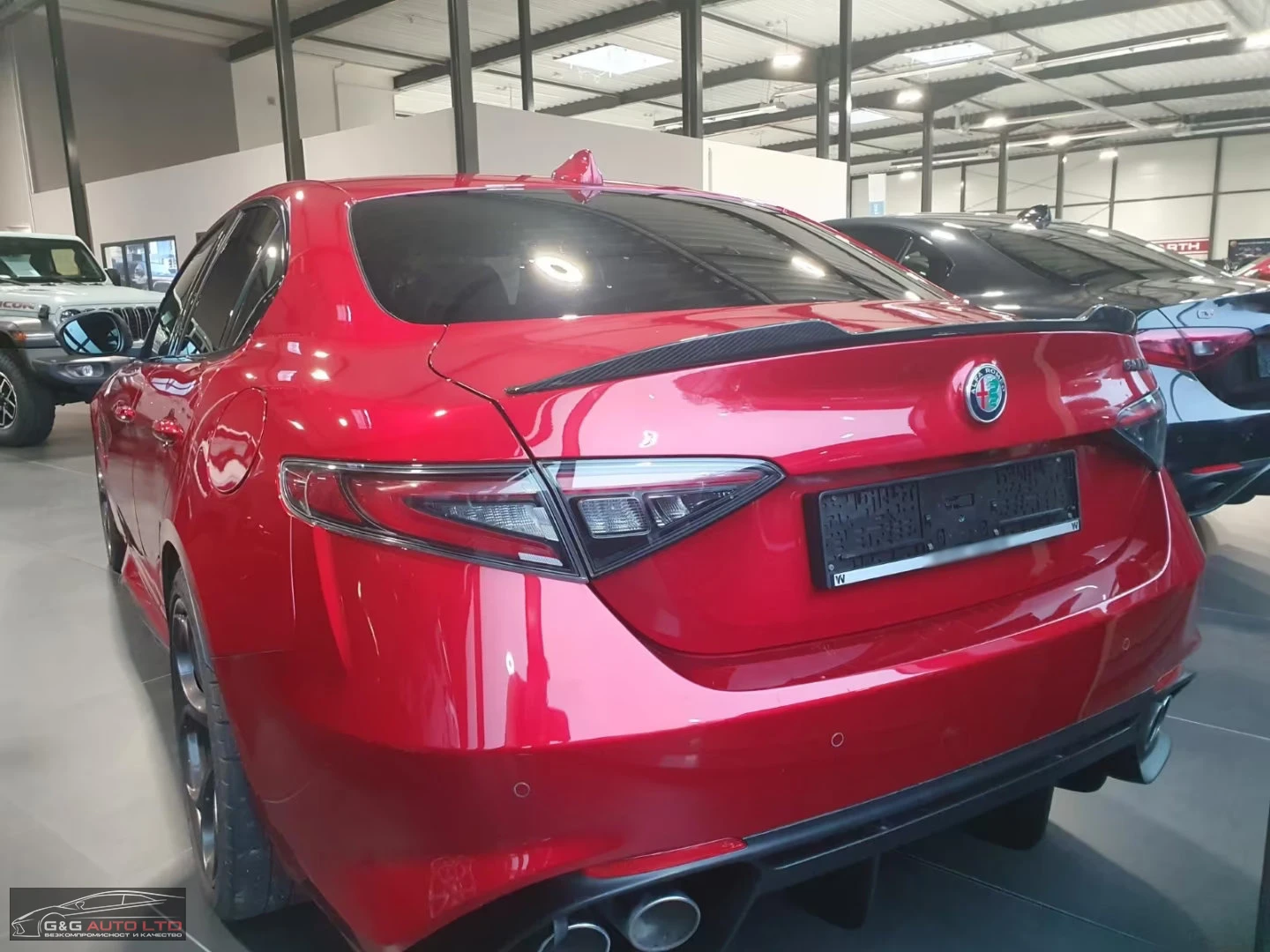 Alfa Romeo Giulia QUADRIFOGLIO/V6/BI-TURBO/CAM/CARBON/563z, снимка 3 - Автомобили и джипове - 55210729
