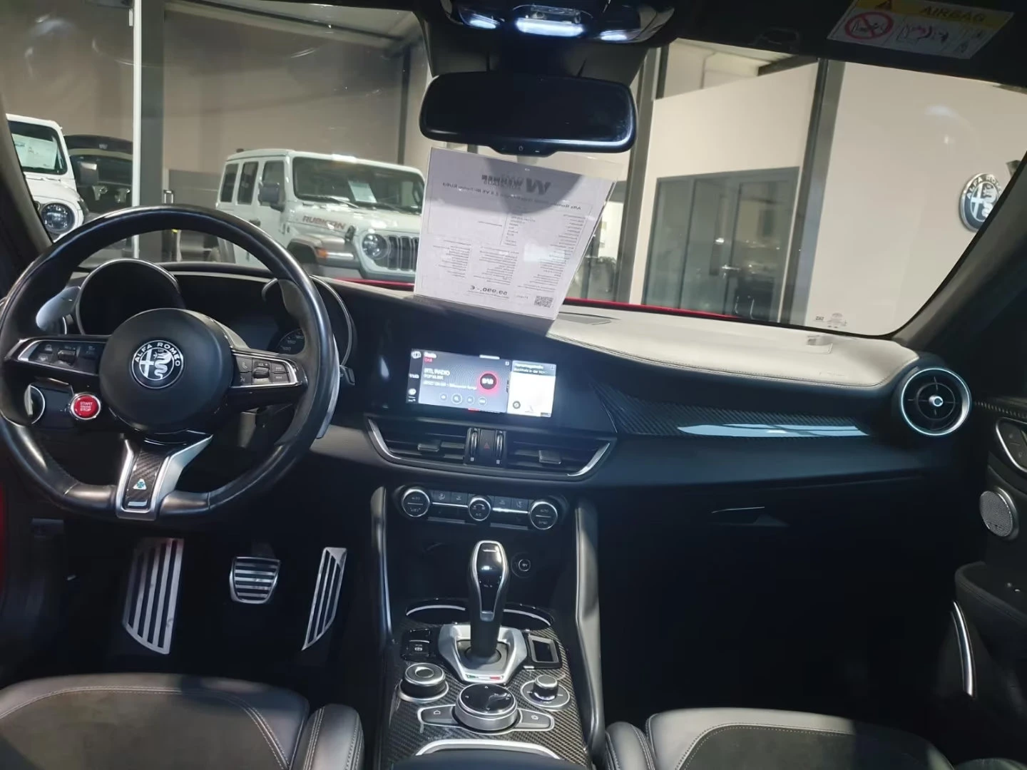 Alfa Romeo Giulia QUADRIFOGLIO/V6/BI-TURBO/CAM/CARBON/563z, снимка 7 - Автомобили и джипове - 55210729