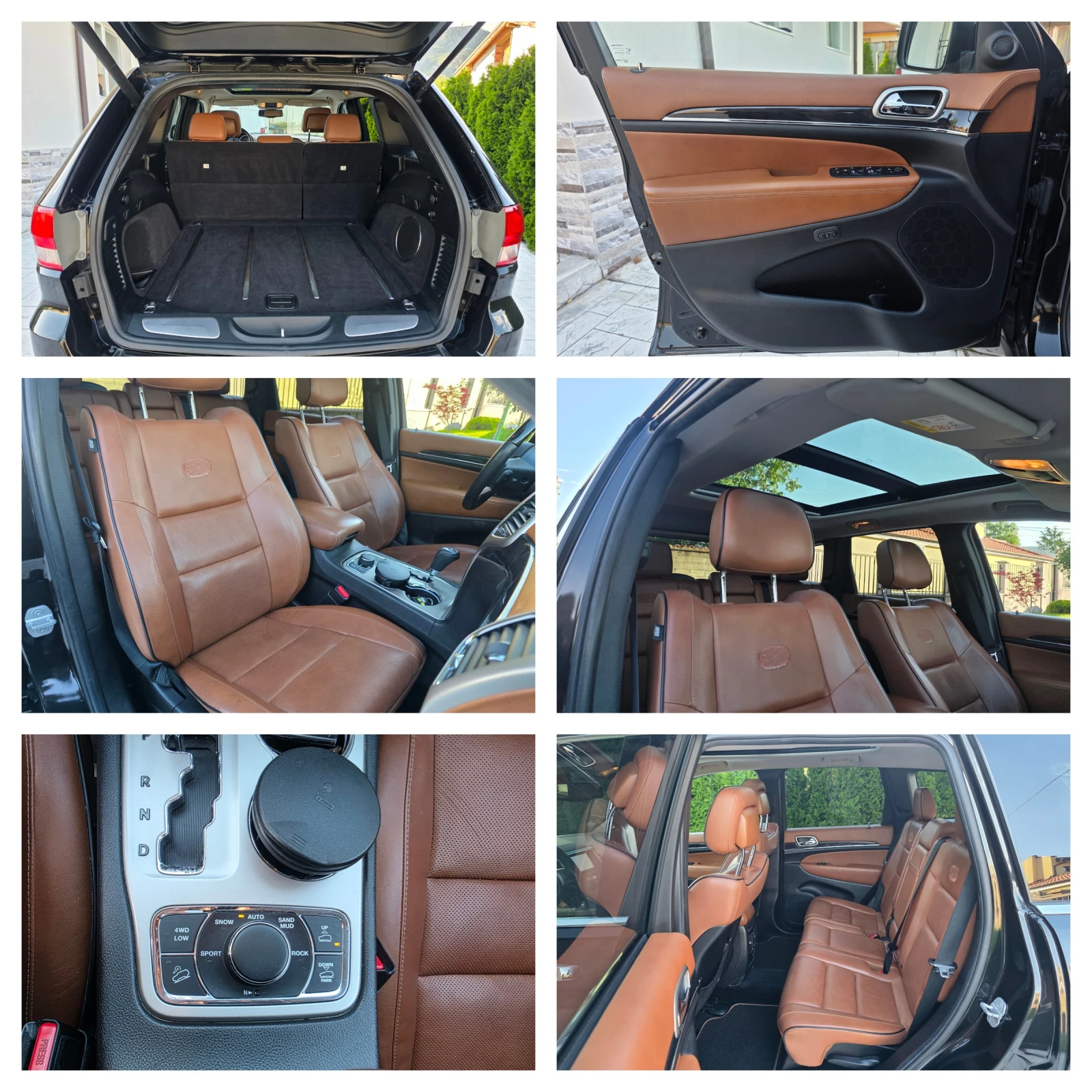 Jeep Grand cherokee 3.0 D  OVERLAND KATO HOBA, снимка 15 - Автомобили и джипове - 54718663