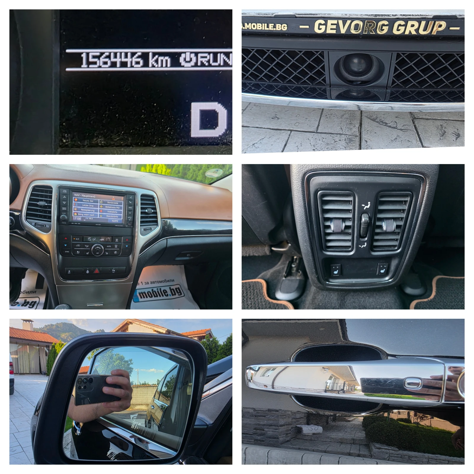 Jeep Grand cherokee 3.0 D  OVERLAND KATO HOBA, снимка 16 - Автомобили и джипове - 54718663
