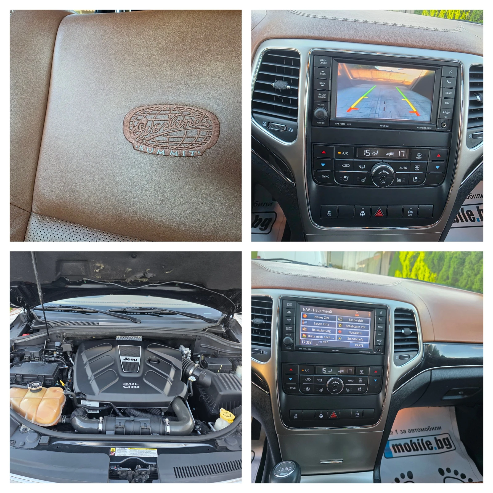 Jeep Grand cherokee 3.0 D  OVERLAND KATO HOBA, снимка 17 - Автомобили и джипове - 54718663