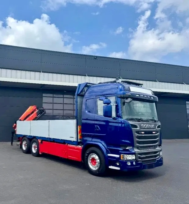 Scania R 730А 6x2 Palfinger PK18502-SH E(КРАН ДО 22 МЕТРА), снимка 3 - Камиони - 53664540