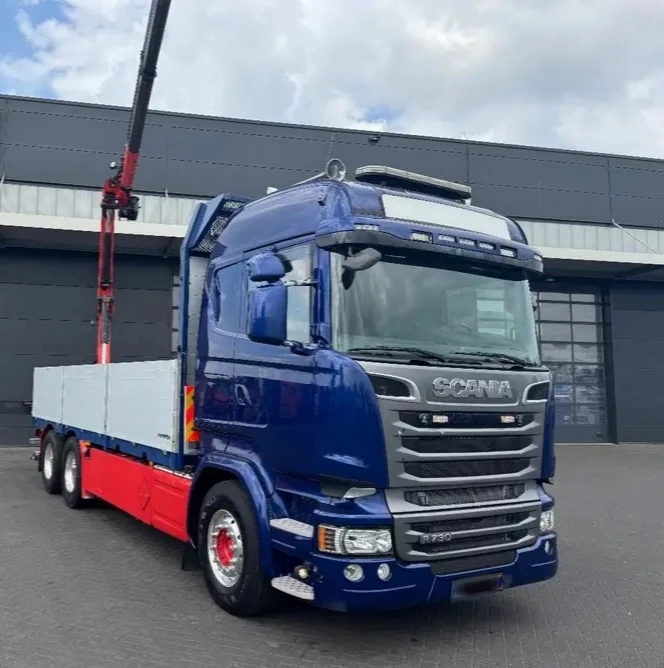 Scania R 730А 6x2 Palfinger PK18502-SH E(КРАН ДО 22 МЕТРА), снимка 2 - Камиони - 53664540