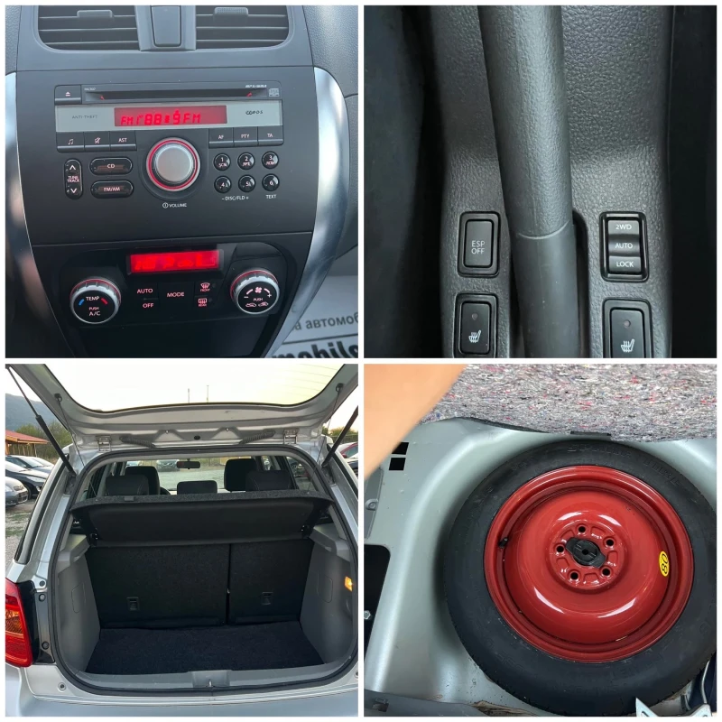 Suzuki SX4 1.6 I 4x4 FACE, снимка 17 - Автомобили и джипове - 46887425