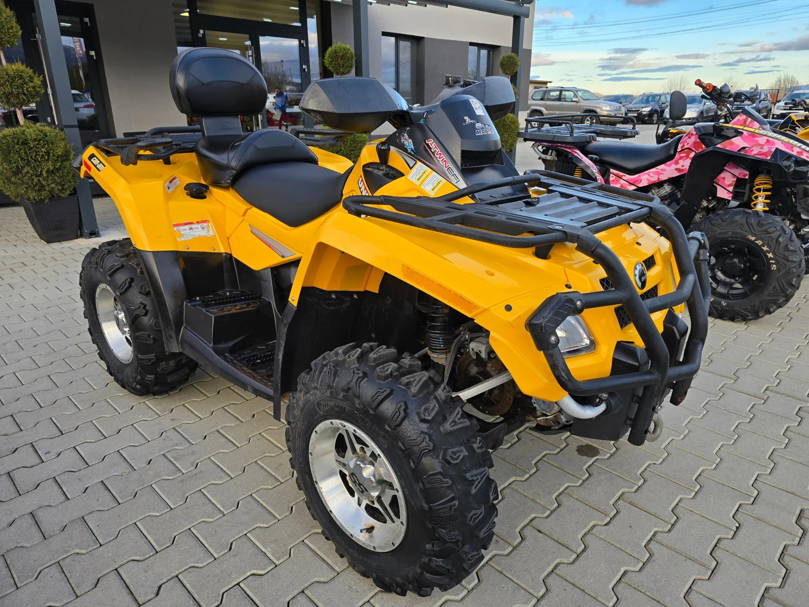 Can-Am Outlander MAX 800ie, Лебедка, Нови гуми, HMF генерация, 4х4!