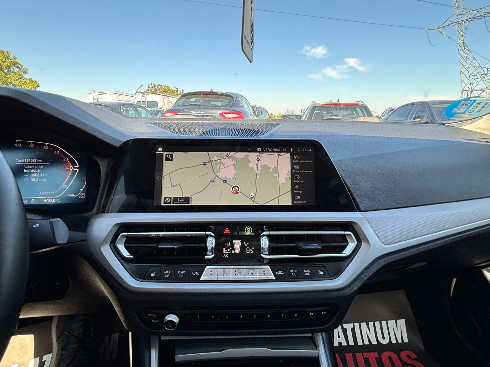 BMW 320 2.0D/LED/M-PACK/NAVI TOUCH/ПОДГРЕВ/TOP, снимка 15 - Автомобили и джипове - 56129169