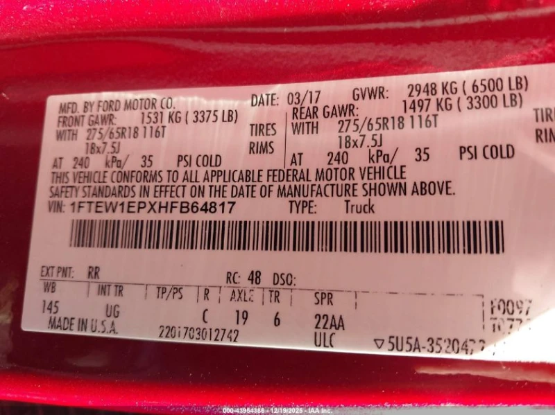 Ford F150 2.7l F-150 Xlt, снимка 9 - Автомобили и джипове - 53464511