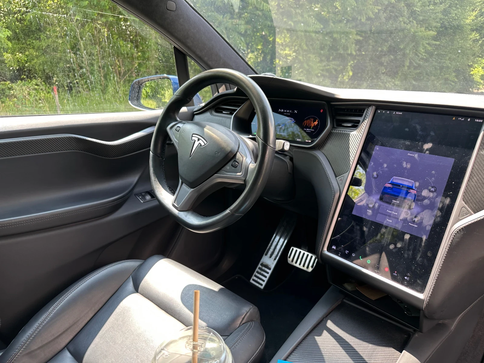 Tesla Model X LONG RANGE, Raven, FSD Европейска с гаранция, снимка 7 - Автомобили и джипове - 53804109