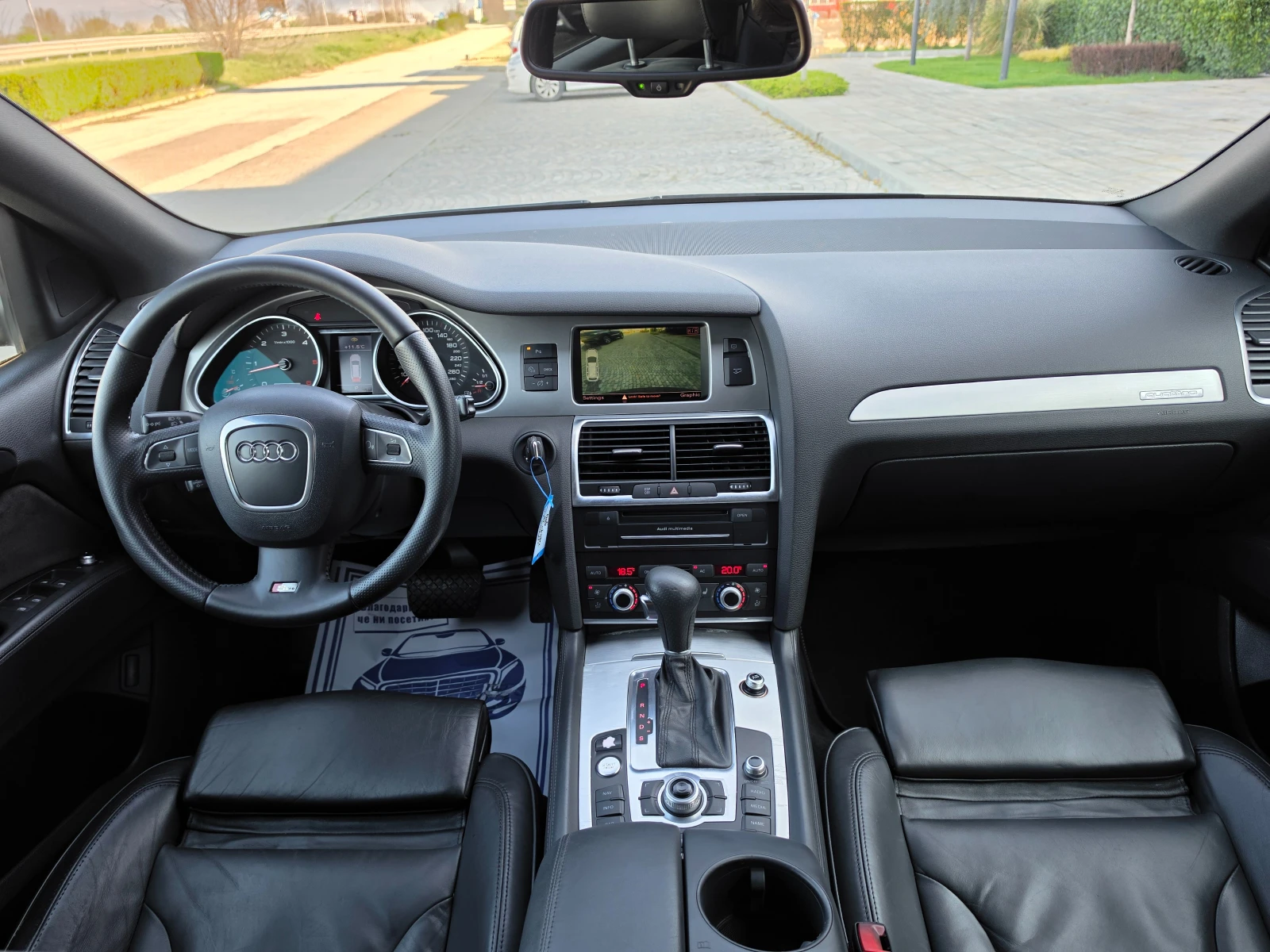 Audi Q7 4.2TDI* S-LINE* QUATTRO* ВЪЗДУШНО ОКАЧВАНЕ!!!, снимка 9 - Автомобили и джипове - 54098540