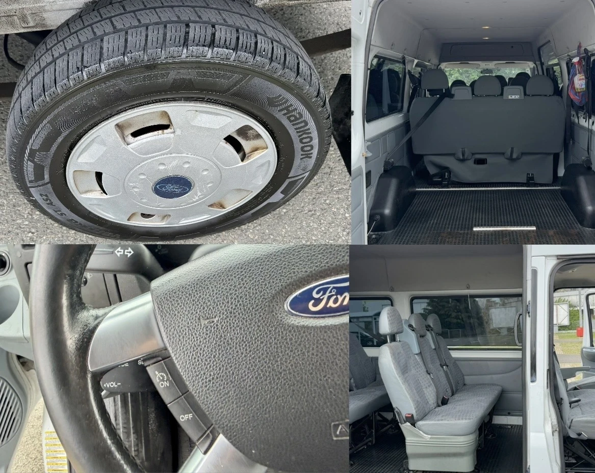 Ford Transit 2.2 TDCl 8+ 1 2013г ТОП, снимка 16 - Бусове и автобуси - 54743753