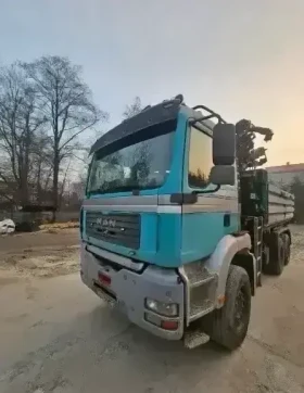 Man Tga 33.480, , , Самосвал с кран, , , 6X4, , , , ВНОС