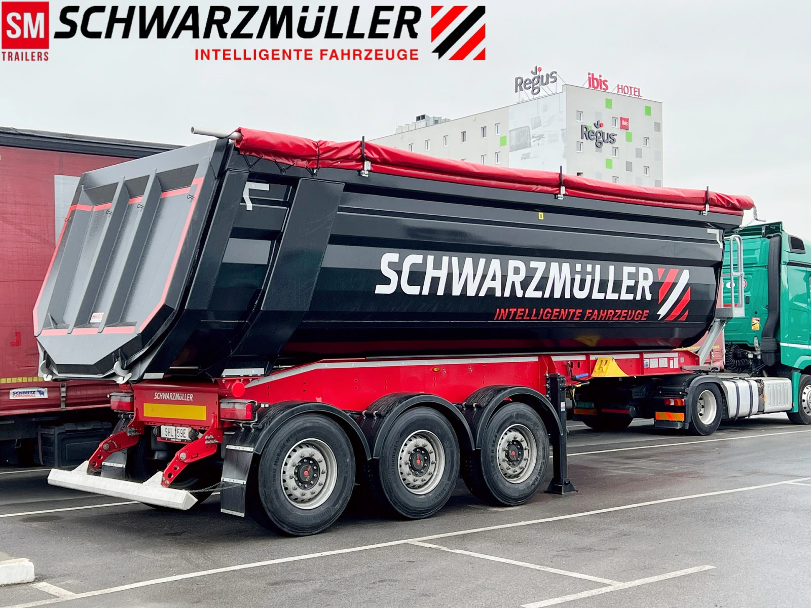  Schwarzmuller 32m3, 6370 kg | Mobile.bg   5