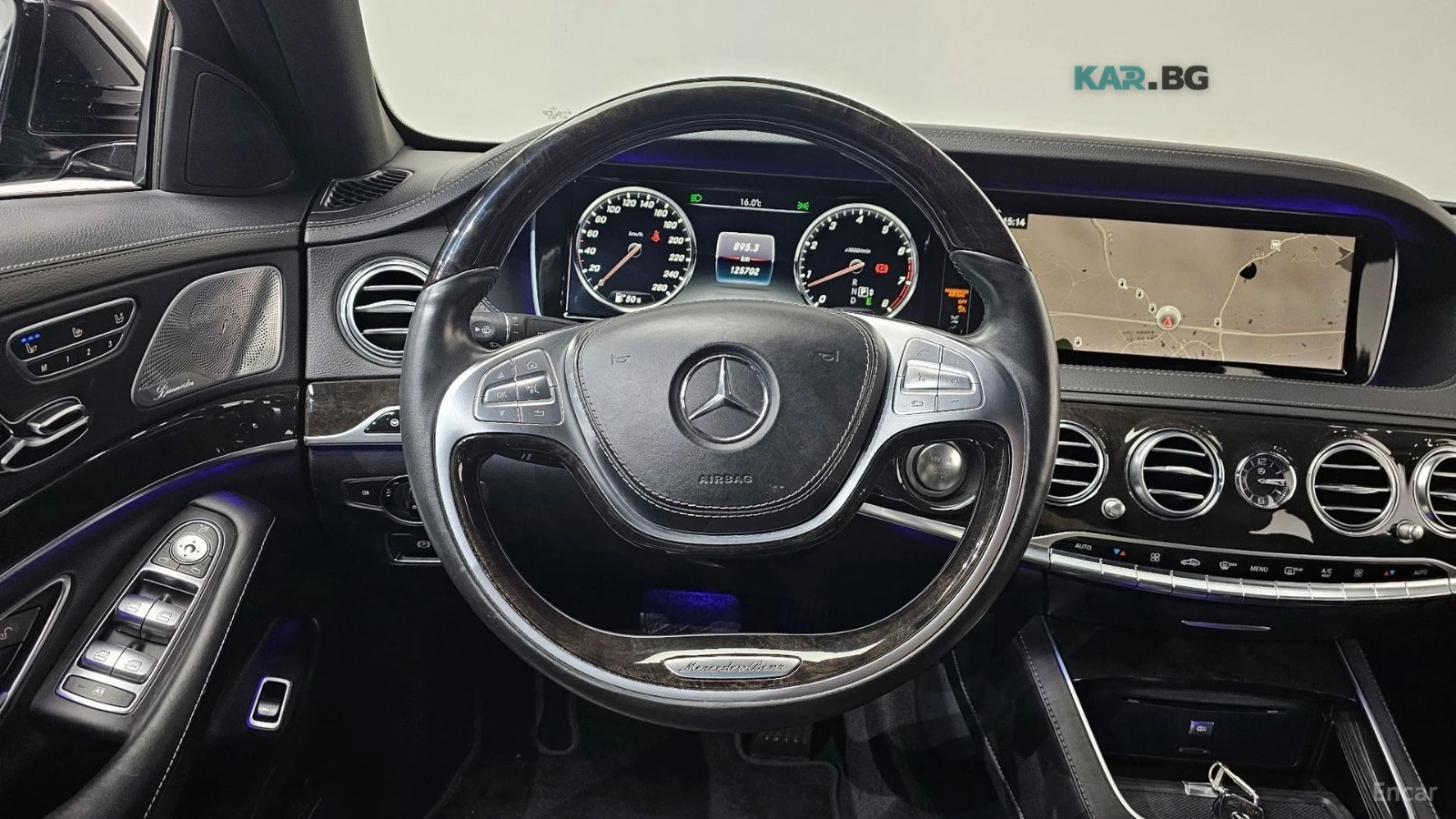 Mercedes-Benz S 500 L 4MATIC* КОЖА* ОБДУХВ* ПАНО* МОНИТОРИ* 360, снимка 11 - Автомобили и джипове - 55235866
