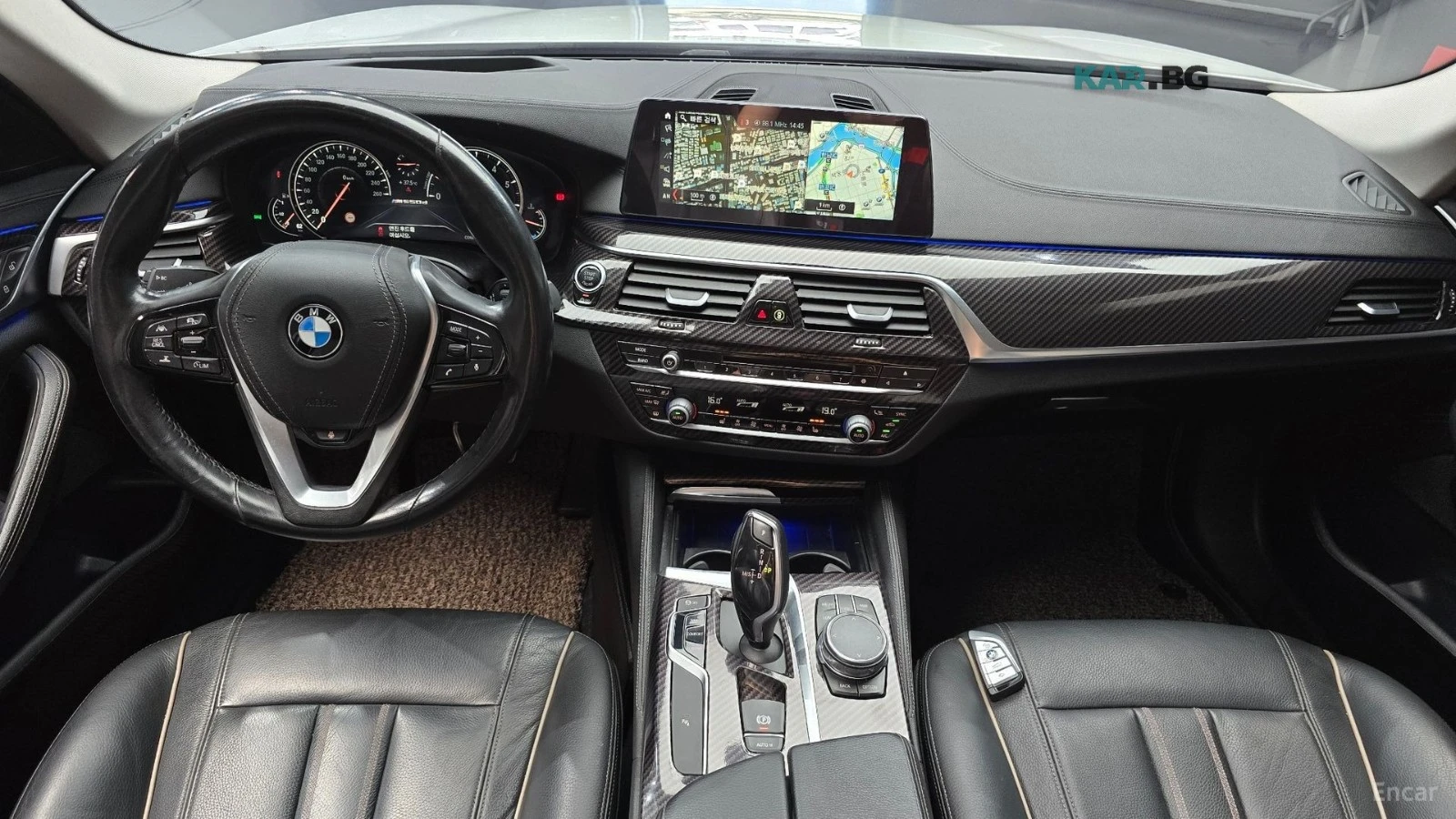 BMW 520 Luxury* M-SPORT* ПОДГРЕВ* ШИБИДАХ* КАМЕРА* HUD* , снимка 6 - Автомобили и джипове - 55854351