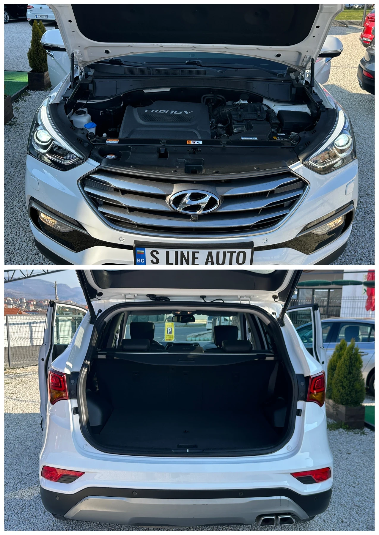Hyundai Santa fe Premium* 4WD* 360-Камера* Панорама* Xenon* , снимка 14 - Автомобили и джипове - 53732343