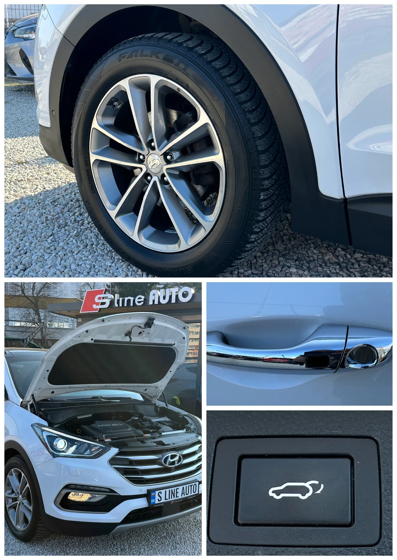 Hyundai Santa fe Premium* 4WD* 360-Камера* Панорама* Xenon* , снимка 15 - Автомобили и джипове - 53732343