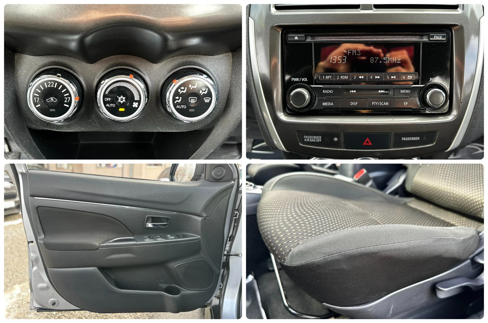 Mitsubishi ASX 1.8D-ID 116HP EURO5B, снимка 15 - Автомобили и джипове - 54643845