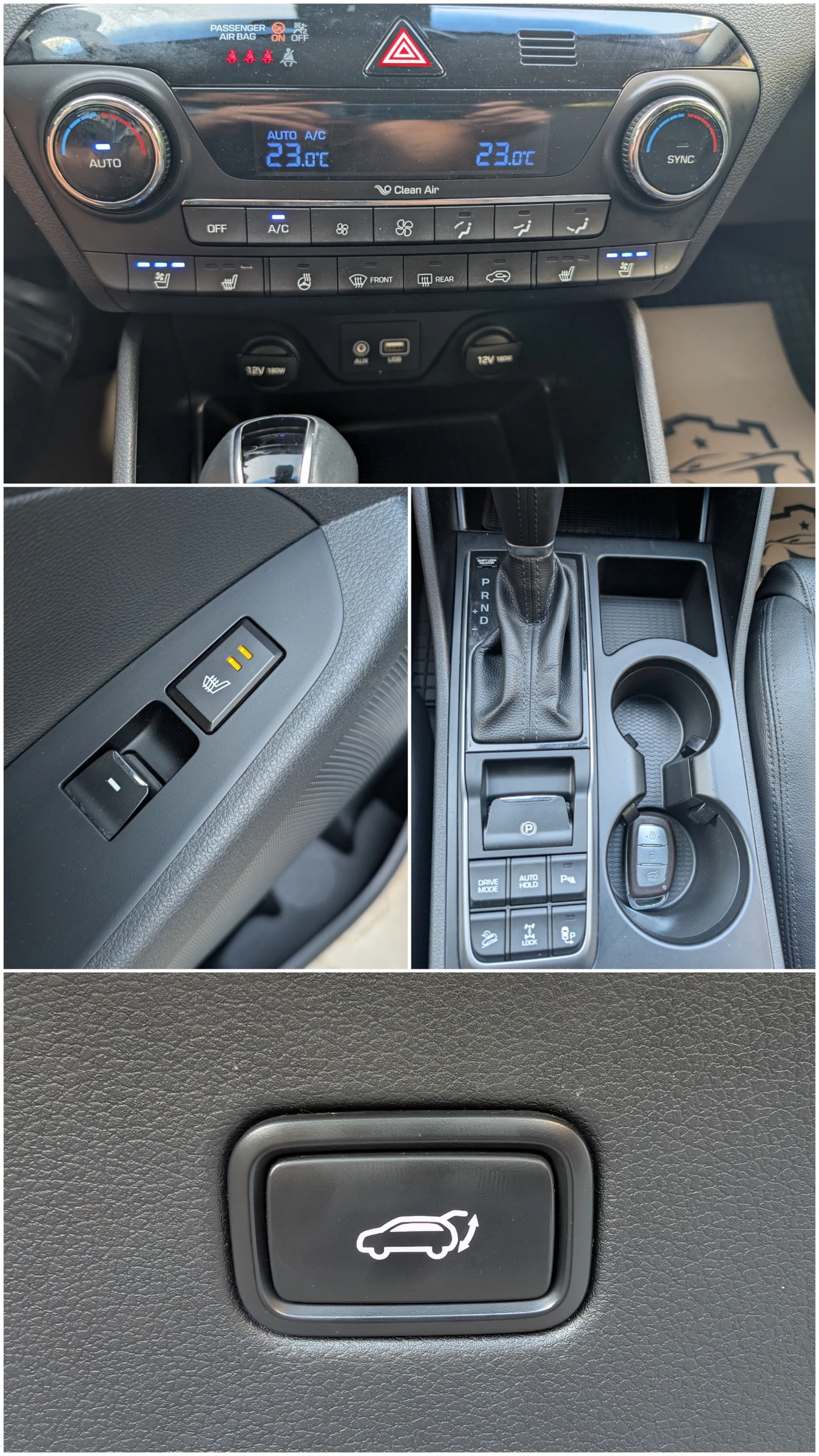 Hyundai Tucson 2.0CRDI* Premium* 4x4* Обдухване* Подгрев, снимка 12 - Автомобили и джипове - 55179092