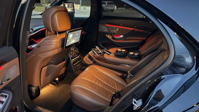 Mercedes-Benz S 350 4 MATIC, LONG, 3xTV, 9G, AMG, Бартер за ДЖИП, снимка 9 - Автомобили и джипове - 52541835