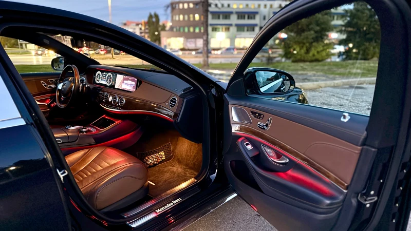 Mercedes-Benz S 350 4 MATIC, LONG, 3xTV, 9G, AMG, Бартер за ДЖИП, снимка 12 - Автомобили и джипове - 52541835