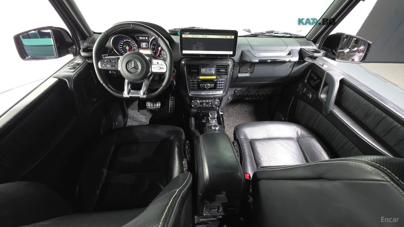 Mercedes-Benz G 63 AMG * 4MATIC* КОЖА* ПОДГРЕВ* ОБДУХВАНЕ* ШИБИДАХ* TV* F, снимка 7 - Автомобили и джипове - 54821909