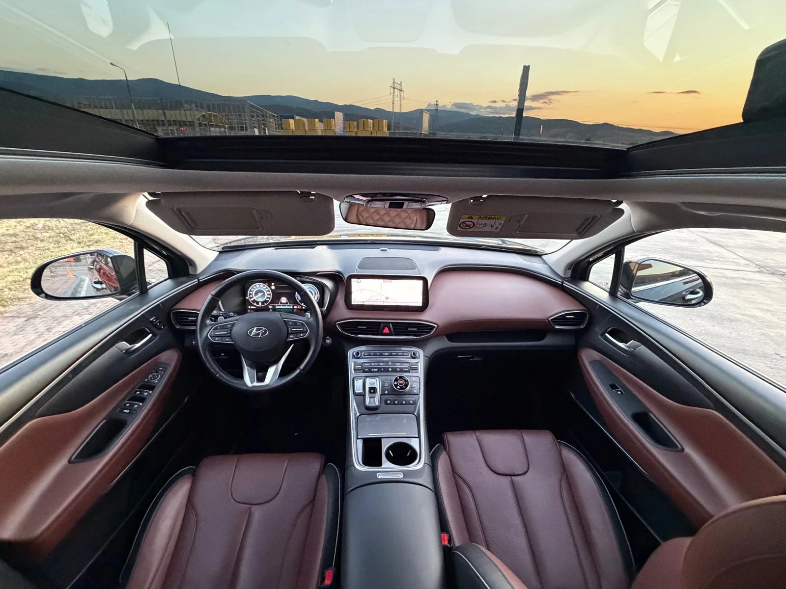 Hyundai Santa fe 1, 6 Plug-in Hybrid= Panorama= 4x4= Full | Mobile.bg � ����������� 9