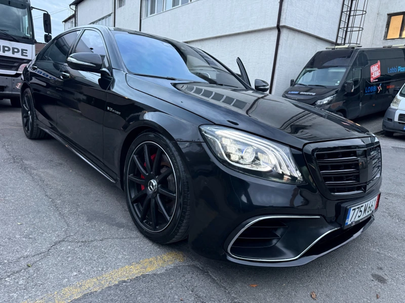 Mercedes-Benz S 63 AMG L4х4 ПОРЪЧКОВ САЛОН CARBON ОБДУХВАНЕ ПАНОРАМА TV, снимка 2 - Автомобили и джипове - 51913231