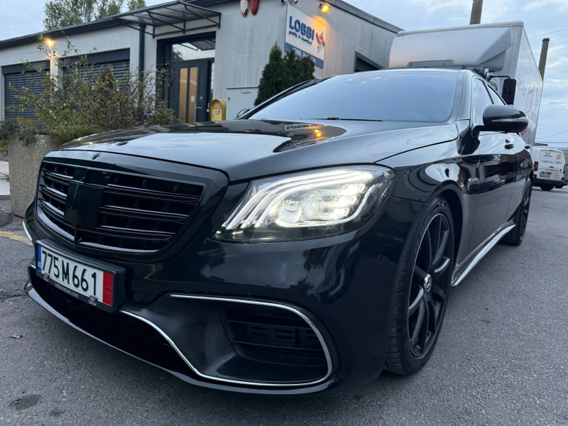 Mercedes-Benz S 63 AMG L4х4 ПОРЪЧКОВ САЛОН CARBON ОБДУХВАНЕ ПАНОРАМА TV, снимка 5 - Автомобили и джипове - 51913231