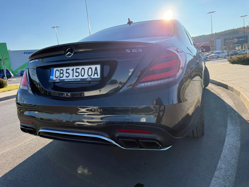Mercedes-Benz S 63 AMG L4х4 ПОРЪЧКОВ САЛОН CARBON ОБДУХВАНЕ ПАНОРАМА TV, снимка 13 - Автомобили и джипове - 51913231
