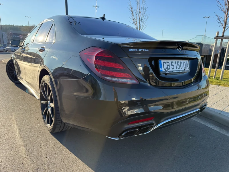 Mercedes-Benz S 63 AMG L4х4 ПОРЪЧКОВ САЛОН CARBON ОБДУХВАНЕ ПАНОРАМА TV, снимка 14 - Автомобили и джипове - 51913231